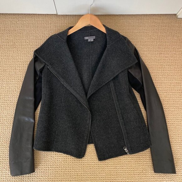 Vince leather moto jacket (XS) - Picture 5 of 9